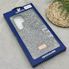 قاب گوشی Galaxy S24 Ultra سامسونگ نگین دار سواروسکی SWAROVSKI پلاک فلزی خاکستری کد 151356