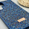 قاب گوشی Galaxy S24 Ultra سامسونگ نگین دار سواروسکی SWAROVSKI پلاک فلزی سرمه ای کد 151357