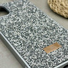 قاب گوشی iPhone 11 Pro Max آیفون نگین دار سواروسکی SWAROVSKI پلاک فلزی نقره ای کد 151365