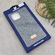 قاب گوشی iPhone 12 Pro Max آیفون نگین دار سواروسکی SWAROVSKI پلاک فلزی سرمه ای کد 151367