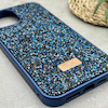 قاب گوشی iPhone 12 Pro Max آیفون نگین دار سواروسکی SWAROVSKI پلاک فلزی سرمه ای کد 151367