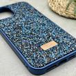 قاب گوشی iPhone 12 Pro Max آیفون نگین دار سواروسکی SWAROVSKI پلاک فلزی سرمه ای کد 151367