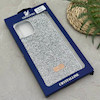 قاب گوشی iPhone 12 Pro Max آیفون نگین دار سواروسکی SWAROVSKI پلاک فلزی نقره ای کد 151368