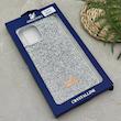 قاب گوشی iPhone 12 Pro Max آیفون نگین دار سواروسکی SWAROVSKI پلاک فلزی نقره ای کد 151368