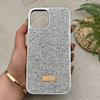 قاب گوشی iPhone 12 Pro Max آیفون نگین دار سواروسکی SWAROVSKI پلاک فلزی نقره ای کد 151368
