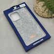 قاب گوشی iPhone 14 Pro Max آیفون نگین دار سواروسکی SWAROVSKI پلاک فلزی نقره ای کد 151382