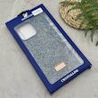 قاب گوشی iPhone 16 Pro Max آیفون نگین دار سواروسکی SWAROVSKI پلاک فلزی سرمه ای کد 151394
