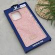 قاب گوشی iPhone 16 Pro Max آیفون نگین دار سواروسکی SWAROVSKI پلاک فلزی صورتی کد 151396