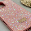 قاب گوشی iPhone 16 Pro Max آیفون نگین دار سواروسکی SWAROVSKI پلاک فلزی صورتی کد 151396