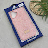 قاب گوشی iPhone 17 آیفون نگین دار سواروسکی SWAROVSKI پلاک فلزی صورتی کد 151414