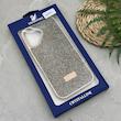 قاب گوشی iPhone 17 آیفون نگین دار سواروسکی SWAROVSKI پلاک فلزی طلایی کد 151416