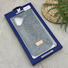 قاب گوشی iPhone 17 آیفون نگین دار سواروسکی SWAROVSKI پلاک فلزی سرمه ای کد 151418