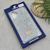 قاب گوشی iPhone 17 آیفون نگین دار سواروسکی SWAROVSKI پلاک فلزی نقره ای کد 151419