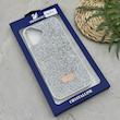 قاب گوشی iPhone 17 آیفون نگین دار سواروسکی SWAROVSKI پلاک فلزی نقره ای کد 151419