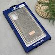 قاب گوشی iPhone 16 آیفون نگین دار سواروسکی SWAROVSKI پلاک فلزی طلایی کد 151426