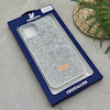 قاب گوشی iPhone 13 - 14 آیفون نگین دار سواروسکی SWAROVSKI پلاک فلزی نقره ای کد 151435