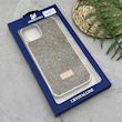 قاب گوشی iPhone 13 - 14 آیفون نگین دار سواروسکی SWAROVSKI پلاک فلزی طلایی کد 151438