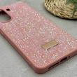قاب گوشی Poco X7 Pro شیائومی نگین دار سواروسکی SWAROVSKI پلاک فلزی صورتی کد 151443