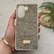 قاب گوشی Poco X7 Pro شیائومی نگین دار سواروسکی SWAROVSKI پلاک فلزی طلایی کد 151444