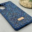 قاب گوشی Poco X7 Pro شیائومی نگین دار سواروسکی SWAROVSKI پلاک فلزی سرمه ای کد 151447
