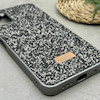 قاب گوشی Poco M3 - Redmi 9T شیائومی نگین دار سواروسکی SWAROVSKI پلاک فلزی خاکستری کد 151450