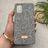 قاب گوشی Poco M3 - Redmi 9T شیائومی نگین دار سواروسکی SWAROVSKI پلاک فلزی خاکستری کد 151450