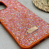 قاب گوشی Redmi 12 - Poco M6 Pro 5G شیائومی نگین دار سواروسکی SWAROVSKI پلاک فلزی نارنجی کد 151463