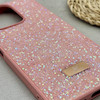 قاب گوشی Redmi 13 4G - Redmi 13 5G - Redmi 13X - Poco M6 4G شیائومی نگین دار سواروسکی SWAROVSKI پلاک فلزی صورتی کد 151468