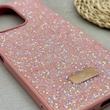 قاب گوشی Redmi 13 4G - Redmi 13 5G - Redmi 13X - Poco M6 4G شیائومی نگین دار سواروسکی SWAROVSKI پلاک فلزی صورتی کد 151468
