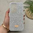 قاب گوشی Redmi 15 4G شیائومی نگین دار سواروسکی SWAROVSKI پلاک فلزی نقره ای کد 151472