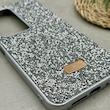 قاب گوشی Redmi 15 4G شیائومی نگین دار سواروسکی SWAROVSKI پلاک فلزی نقره ای کد 151472