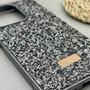 قاب گوشی Redmi 15C - Poco C85 شیائومی نگین دار سواروسکی SWAROVSKI پلاک فلزی خاکستری کد 151477