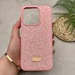 قاب گوشی Redmi 15C - Poco C85 شیائومی نگین دار سواروسکی SWAROVSKI پلاک فلزی صورتی کد 151478