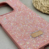 قاب گوشی Redmi 15C - Poco C85 شیائومی نگین دار سواروسکی SWAROVSKI پلاک فلزی صورتی کد 151478
