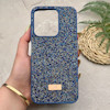 قاب گوشی Redmi 15C - Poco C85 شیائومی نگین دار سواروسکی SWAROVSKI پلاک فلزی سرمه ای کد 151482