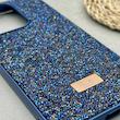 قاب گوشی Redmi 15C - Poco C85 شیائومی نگین دار سواروسکی SWAROVSKI پلاک فلزی سرمه ای کد 151482