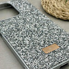 قاب گوشی Redmi 15C - Poco C85 شیائومی نگین دار سواروسکی SWAROVSKI پلاک فلزی نقره ای کد 151483