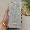 قاب گوشی Redmi A5 - Poco C71 شیائومی نگین دار سواروسکی SWAROVSKI پلاک فلزی نقره ای کد 151484