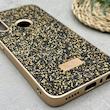 قاب گوشی Redmi Note 8 - Redmi Note 8 2021 شیائومی نگین دار سواروسکی SWAROVSKI پلاک فلزی طلایی کد 151491