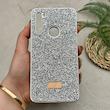 قاب گوشی Redmi Note 8 - Redmi Note 8 2021 شیائومی نگین دار سواروسکی SWAROVSKI پلاک فلزی نقره ای کد 151494