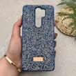 قاب گوشی Redmi Note 8 Pro شیائومی نگین دار سواروسکی SWAROVSKI پلاک فلزی سرمه ای کد 151496