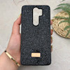 قاب گوشی Redmi Note 8 Pro شیائومی نگین دار سواروسکی SWAROVSKI پلاک فلزی مشکی کد 151500