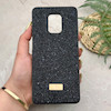 قاب گوشی Redmi Note 9S - Redmi Note 9 Pro شیائومی نگین دار سواروسکی SWAROVSKI پلاک فلزی مشکی کد 151501