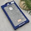 قاب گوشی Redmi Note 9S - Redmi Note 9 Pro شیائومی نگین دار سواروسکی SWAROVSKI پلاک فلزی خاکستری کد 151502