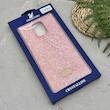 قاب گوشی Redmi Note 9S - Redmi Note 9 Pro شیائومی نگین دار سواروسکی SWAROVSKI پلاک فلزی صورتی کد 151504