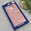 قاب گوشی Redmi Note 9S - Redmi Note 9 Pro شیائومی نگین دار سواروسکی SWAROVSKI پلاک فلزی نارنجی کد 151505