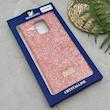 قاب گوشی Redmi Note 9S - Redmi Note 9 Pro شیائومی نگین دار سواروسکی SWAROVSKI پلاک فلزی نارنجی کد 151505