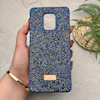 قاب گوشی Redmi Note 9S - Redmi Note 9 Pro شیائومی نگین دار سواروسکی SWAROVSKI پلاک فلزی سرمه ای کد 151506