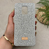 قاب گوشی Redmi Note 9S - Redmi Note 9 Pro شیائومی نگین دار سواروسکی SWAROVSKI پلاک فلزی نقره ای کد 151507