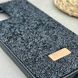 قاب گوشی Redmi Note 10 4G - Redmi Note 10S - Poco M5S شیائومی نگین دار سواروسکی SWAROVSKI پلاک فلزی مشکی کد 151511